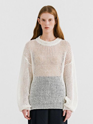 NET LONG SLEEVE KNIT - beige - EPINGLER - Modalova