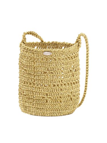 No.214 / Lily Metallic Crochet Bucket Bag _ - Slowslowly - Modalova