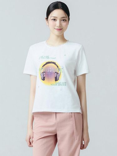 It MICHAA Music T-shirt ITN7WTS180 (3 COLOR) - itMICHAA - Modalova