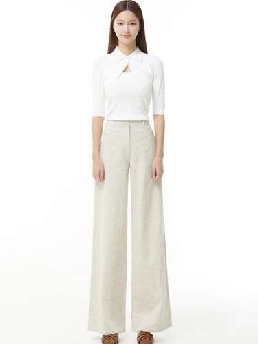 It MICHAA linen button wide pants ITN7YPT110 (2 CO - itMICHAA - Modalova