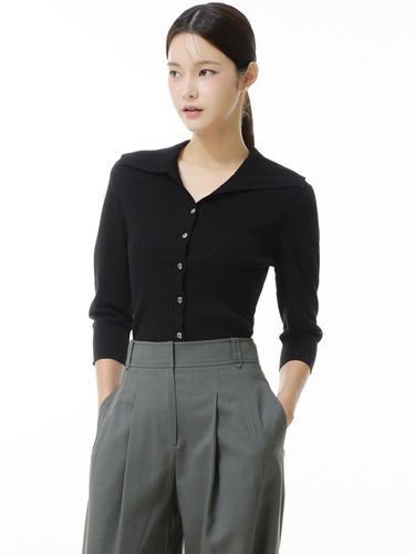 It MICHAA Open Collar Cardigan (2COLOR) - itMICHAA - Modalova