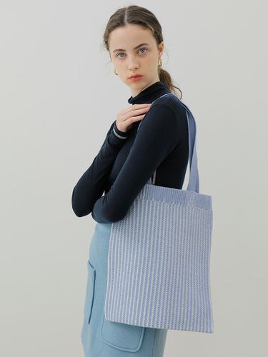 TWIST KNIT BAG_SKY BLUE - YUPPE - Modalova