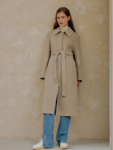 STAN HANDMADE COAT_BEIGE - YUPPE - Modalova