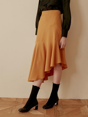 UNBALANCE FLARE SKIRT_YELLOW - YUPPE - Modalova