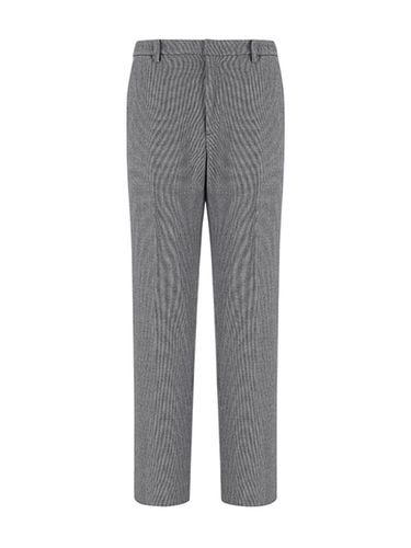 Men's Elastic Band Tapered Slacks (GREY) - ADHOC - Modalova