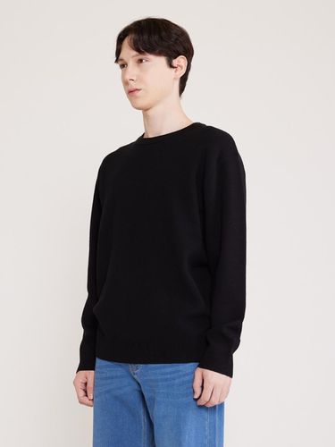 Basic Crew Neck T-shirt (Black) - ADHOC - Modalova