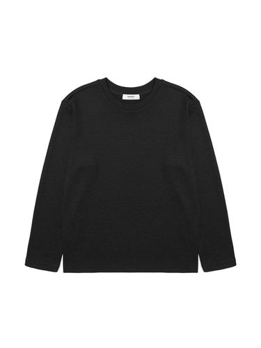 Knitwear crew neck T-shirt (black) - ADHOC - Modalova