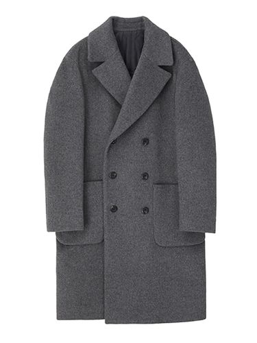 Pocket Double Coat (M-GREY) - ADHOC - Modalova