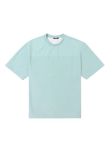 Basic Round Neck Short Sleeve T-Shirt [GREEN] - ADHOC - Modalova