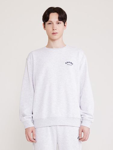 Unisex small logo sweatshirt (L-M-GREY) - ADHOC - Modalova