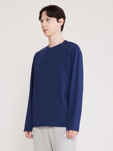 Men's crew neck T-shirt (NAVY) - ADHOC - Modalova