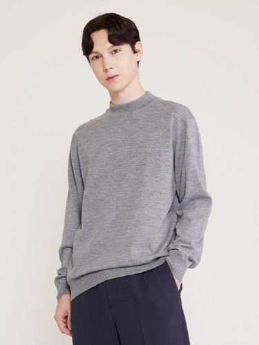 UNI BASIC Pullover Sweater (Melange Gray) - ADHOC - Modalova