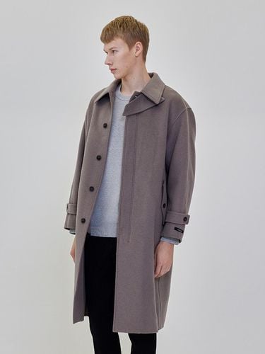 Overfit Balmacan Coat (Khaki) - ADHOC - Modalova