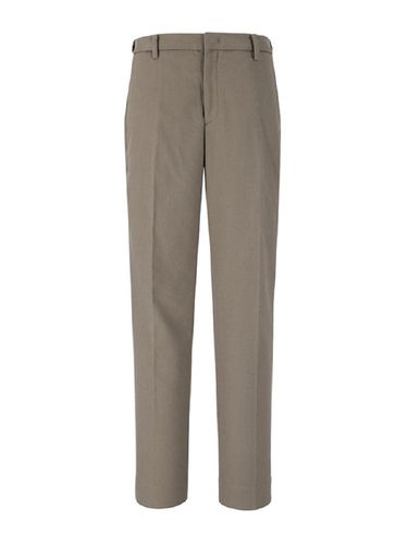 Slim Fit Slacks (Beige) - ADHOC - Modalova