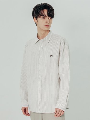 SS Unisex Oxford Shirt [LT-GREY] - ADHOC - Modalova