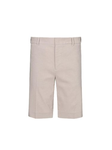 Cotton Basic Men's Half Pants [LT-BEIGE] - ADHOC - Modalova