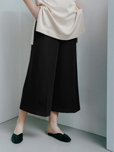 Wide Silhouette Slacks [Black] - SPERONE - Modalova