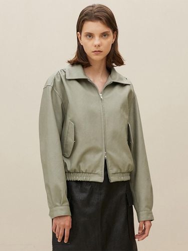 OVERFIT CROP BLOUSON WOMEN (GREEN) - SPERONE - Modalova