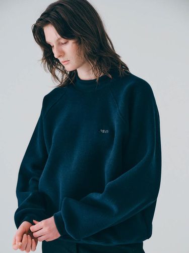 Fleece sweatshirt (Navy) - noeud - Modalova