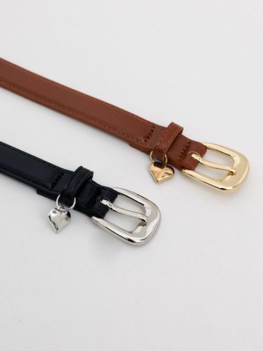 Heart Point Leather Belt_2color_JFXAC436M - JUARR - Modalova