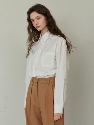 Needle cotton shirt (White) - noeud - Modalova