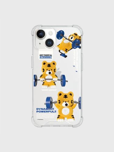 Pattern hey tiger gym tank phone case - theninemall - Modalova