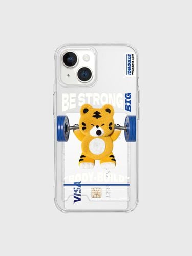 Squat hey tiger [transparent card storage case] - theninemall - Modalova