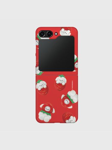 PATTERN RED Ppokku Z Flip Hard Case - theninemall - Modalova