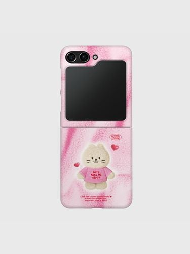 Fluffy hey Z flip hard case - theninemall - Modalova