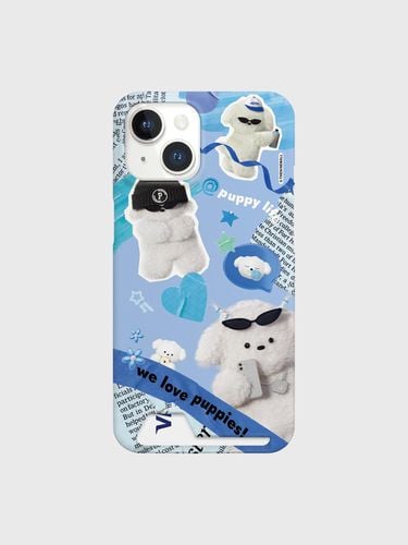 Puppy collage [Card storage phone case] - theninemall - Modalova