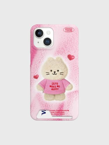 Fluffy hey cat [Card storage phone case] - theninemall - Modalova