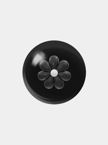 Marble Tok] black marguerite flower - theninemall - Modalova