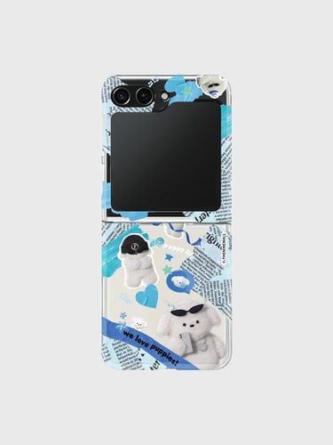 Ppy collar Z flip clear hard case - theninemall - Modalova