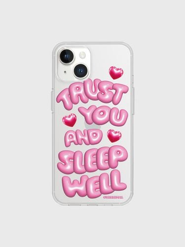 Sleep well lettering [clear phone case] - theninemall - Modalova