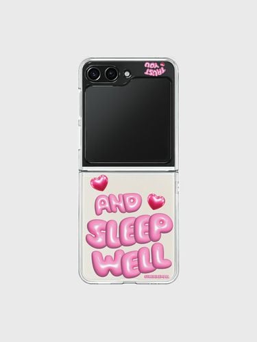 Sleep well lettering Z flip clear hard case - theninemall - Modalova