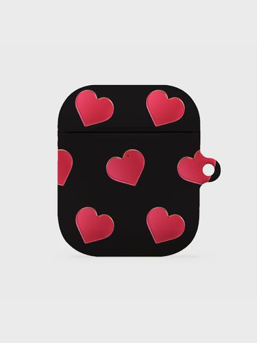 Red heart pattern [hard airpod case series] - theninemall - Modalova