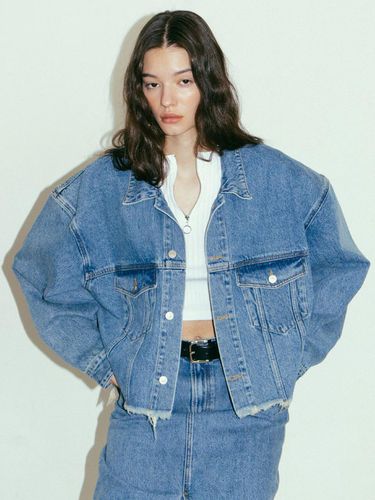 KHAL OVERSIZED DENIM JACKET - VOEF - Modalova