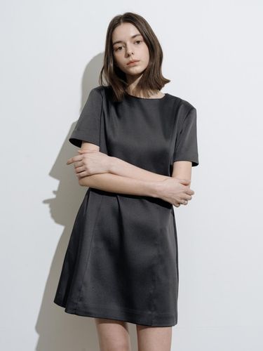 Classic Satin Dress Navy - BENEATER - Modalova