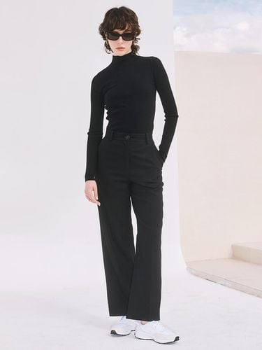 Wide Wool Pants BK_K224PSA702 - DEKAVV - Modalova