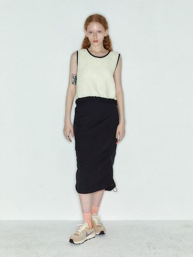 Draw String Cargo Skirt BK_K232PSD703 - DEKAVV - Modalova