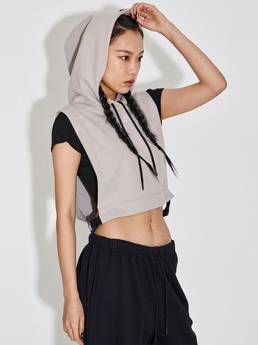 SIDE BUCKLE SLEEVELESS HOODIE_T316TP125(TM) - TOPGIRL - Modalova