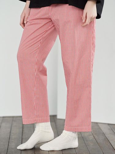 Ongoing Checkered Pants - Red - TSH - Modalova