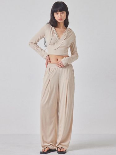 SOFT PINTUCK WIDE PANTS_T416BT703(BE) - TOPGIRL - Modalova