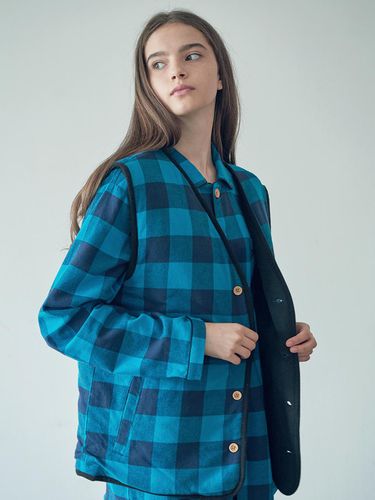 Standard Check Vest - Navy - TSH - Modalova