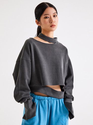 UP & DOWN CUTOUT SWEATSHIRT_T226TP117(MK) - TOPGIRL - Modalova