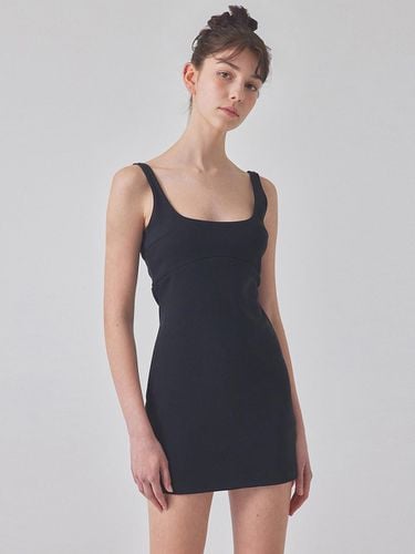 MANNEQUIN SQUARE NECK MINI DRESS_T416DS502(BK) - TOPGIRL - Modalova