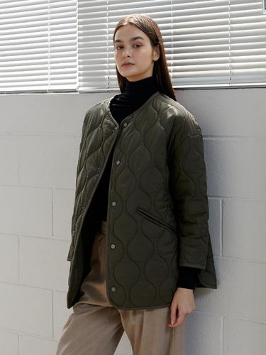 Wave Oversized Fit Jacket - Khaki - TSH - Modalova