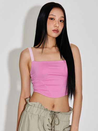 TG ELASTIC BACK WITH STITCH DETAIL CROP TOP_T316TP - TOPGIRL - Modalova