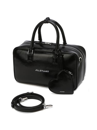 Jelly Bag] Black Logo Coloring Vegan Leather Tote - JILLSTUART - Modalova