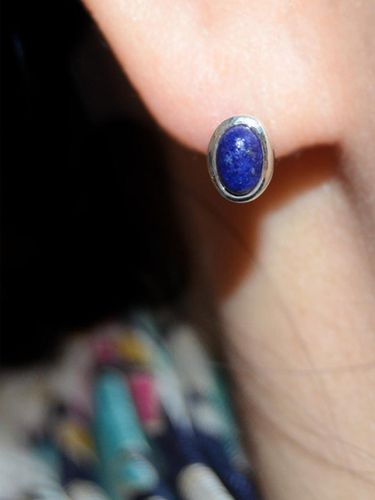 Lorente.lapis lazuli Earring - martha in the garret - Modalova